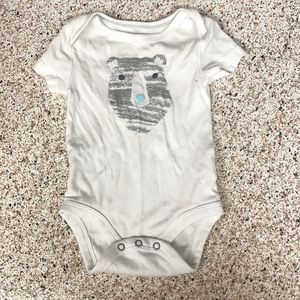 Cloud Island Onesie. 0-3 months.